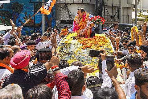 Jitendra Singh's roadshow in Jammu